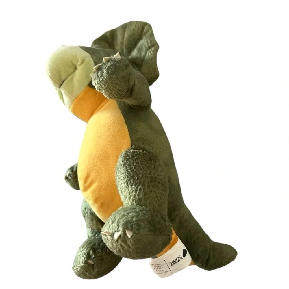 Khols Cares Charles Fuge Three Little Dinosaurs Green Triceratops Plush Toy 12